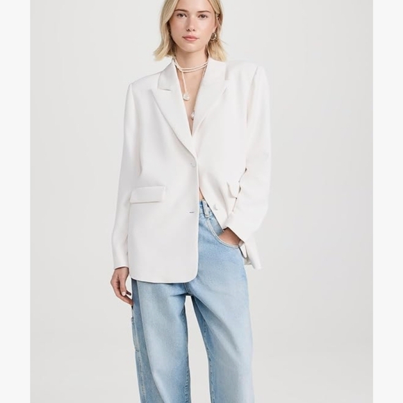 Good American Jackets & Blazers - Good American Women's Luxe Suiting Boyfriend Blazer